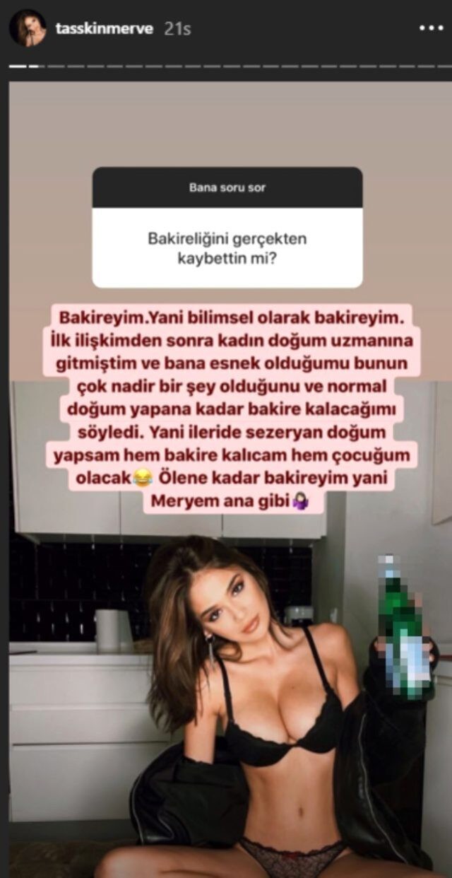 Merve Taşkın'dan şoke eden bakirelik açıklaması! - Magazin Haberleri