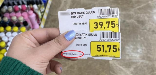 Vatandaş indirim beklerken zam geldi! Market çalışanları zamlı etiketleri tek tek paylaştı... - Resim : 3