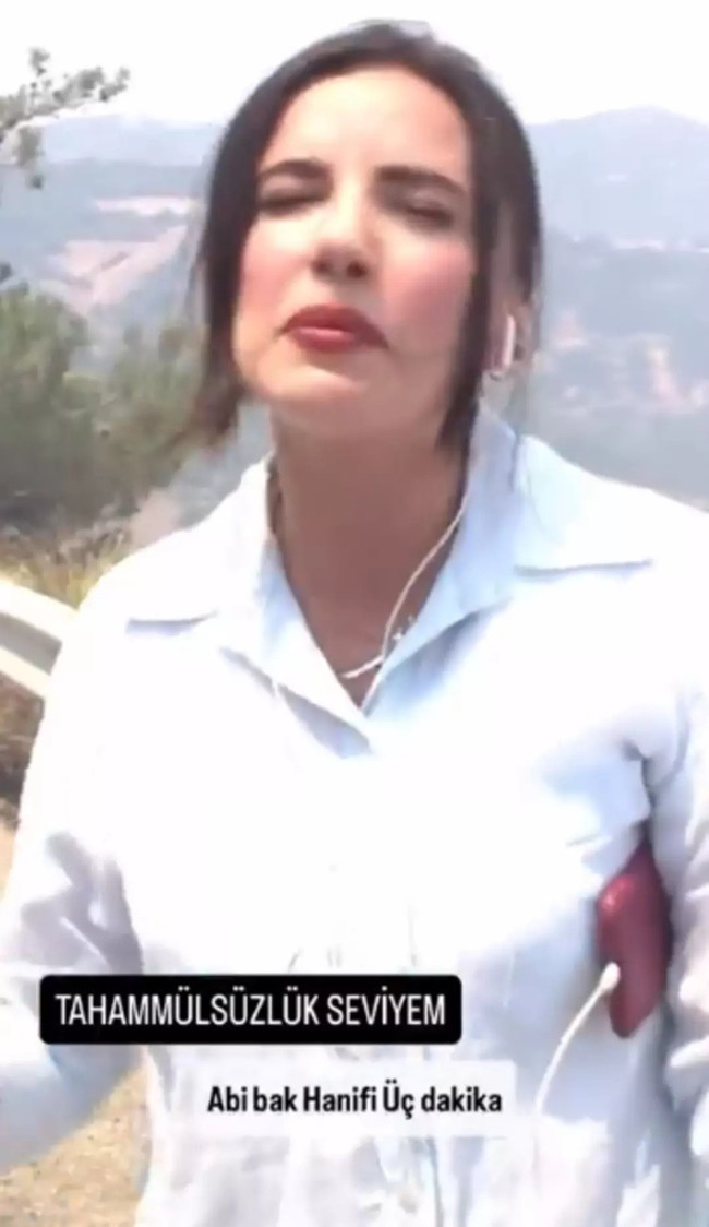 Yangın bölgesinde ego savaşı! Beyaz TV muhabiri, canla başla çalışan kameramanı azarladı...  “Tahammülsüzlük seviyem!” notuyla paylaştı - Resim : 3