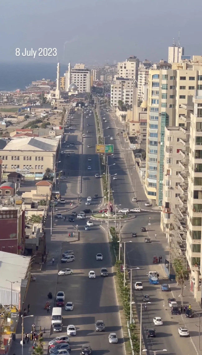 Katil İsrail, işgali derinleştiriyor! Bir zamanlar hayat vardı: Raşid Caddesi şimdi enkaza döndü