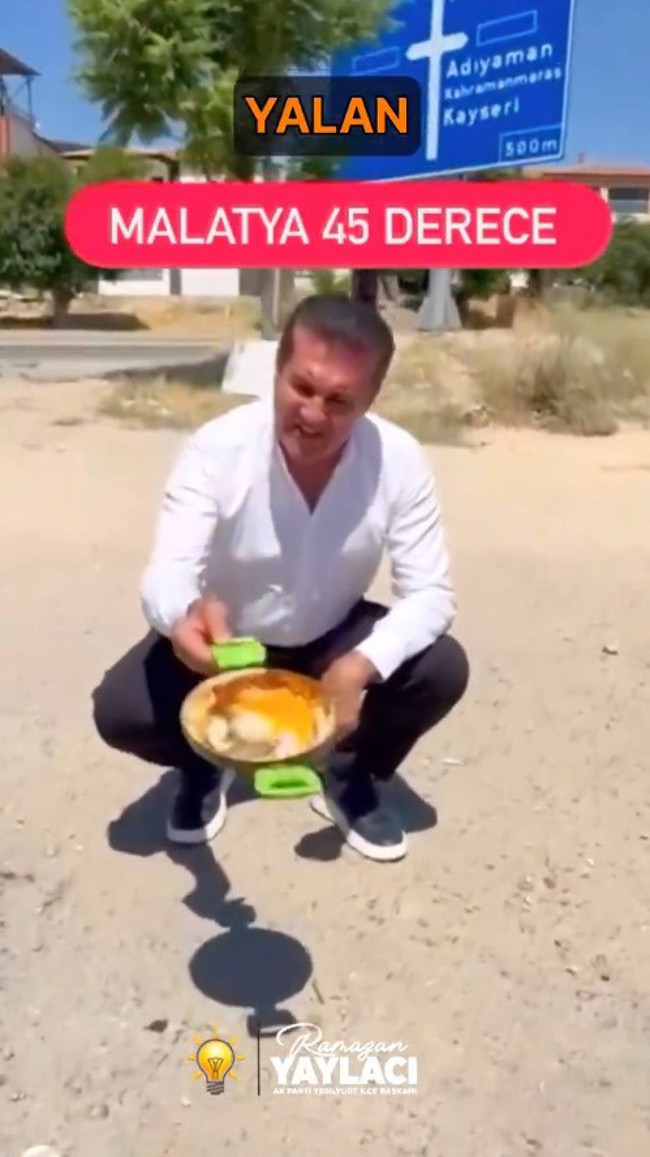 Mustafa Sarıgül'ün 'asfaltta yumurta pişti' videosu kurgu çıktı: Kamera arkası ifşası gündem oldu!