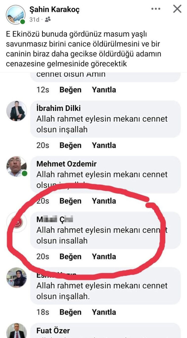 Kahramanmaraş'ta pes dedirten olay! Katil muhtar, öldürdüğü kişi için taziye mesajı yayınladı! - Resim : 2