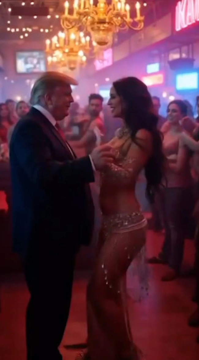 Donald Trump hayalindeki Gazze'yi yapay zekaya yaptırdı: Kanlı toprakta Netanyahu ile havuz keyfi!
