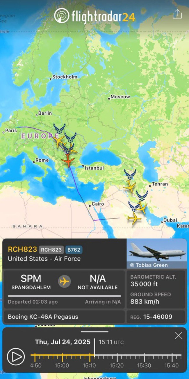 ABD 24 yakıt ikmal uçağını Ortadoğu’ya gönderdi: İsrail’le birlikte Yemen’e büyük hava saldırısı mı geliyor?