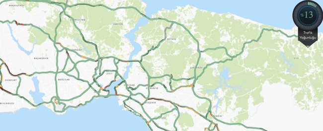 Tatil göçü İstanbul’u rahatlattı! Bayram sabahı İstanbul’da trafik yoğunluğu yüzde 13’e kadar düştü