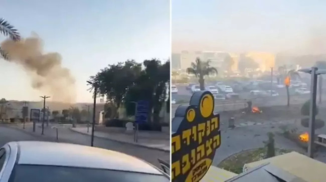 İşgalci İsrail, Yemen'i yeniden bombaladı! Başkent Sana'ya hava saldırısı düzenlendi! Husilerin lideri konuşurken saldırı başlatıldı... - Resim : 2