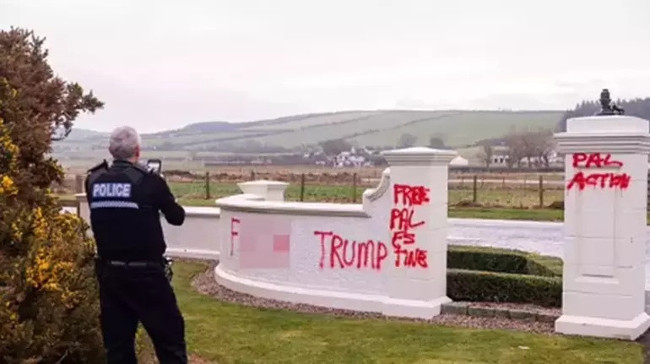 Skandal Gazze planının intikamını Trump'ın golf sahasından aldılar! "Gazze satılık değildir" - Resim : 4