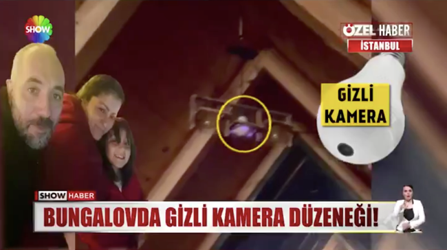 Sapanca’da bungalov kabusu: Ailenin tatili zehir oldu! Yatak odası ampulüne gizli kamera yerleştirilmiş...
