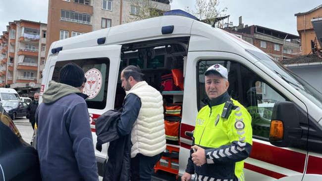 Ordu Ünye’de motosiklet kazası: 1 yaralı