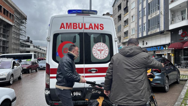 Ordu Ünye’de motosiklet kazası: 1 yaralı - Resim : 3