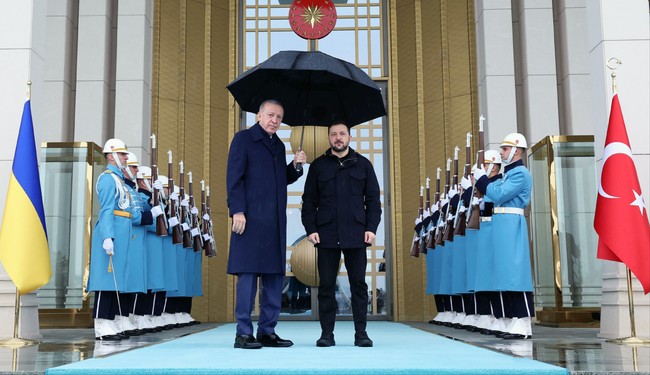 Barışın merkezi Ankara! Cumhurbaşkanı Erdoğan- Zelenski görüşmesi başladı! Erdoğan'dan dikkat çeken jest... - Resim : 3
