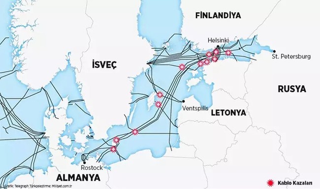 3. Dünya Savaşı'nın ayak sesleri! Baltık Denizi’ndeki dev internet kablolarına karşı sabotajlar neyi amaçlıyor?