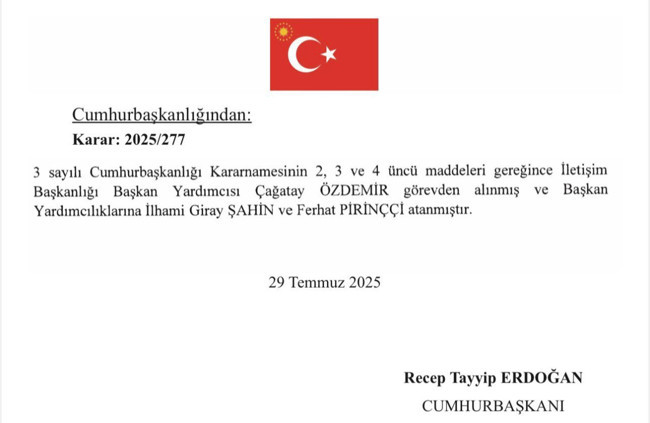 İletişim Başkanlığı'nda değişim devam ediyor... Fahrettin Altun’un sağ kolu da görevden alındı: Yerine Ferhat Pirinçci ve İlhami Giray Şahin atandı!