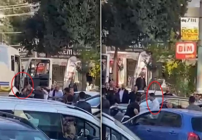 Mardin Artuklu’da yol kavgası şoku: Tanker sürücüsü kendi sopasıyla dayak yedi