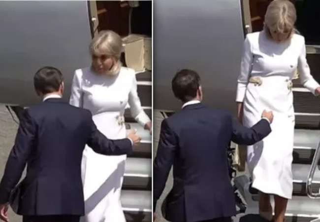 Yine uçak yine kriz... Tokatlama krizi sonrası Macron'a eşinden bir soğuk duş daha!