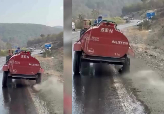 Patlak lastikle yangınla mücadeleye koştu: Bursa’da çiftçinin fedakarlığı yürekleri ısıttı...