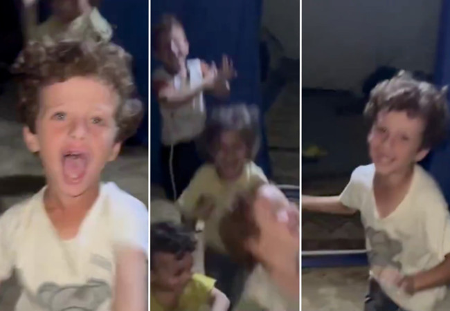 Gazze’de umut dolu bir sabah! Bombaların yerini kahkahalar aldı: Minik Gazzelilerin ateşkes sevinci - Resim : 2