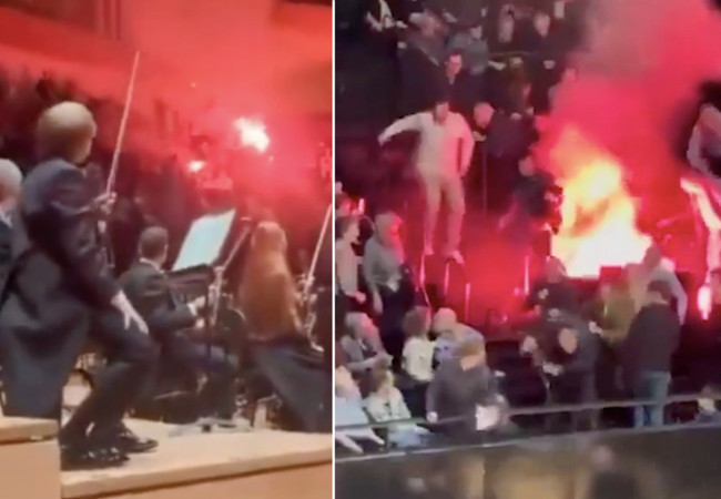 Paris’te “katil İsrail” protestosu! İsrail Filarmoni Orkestrası’nın konserinde arbede çıktı - Resim : 2