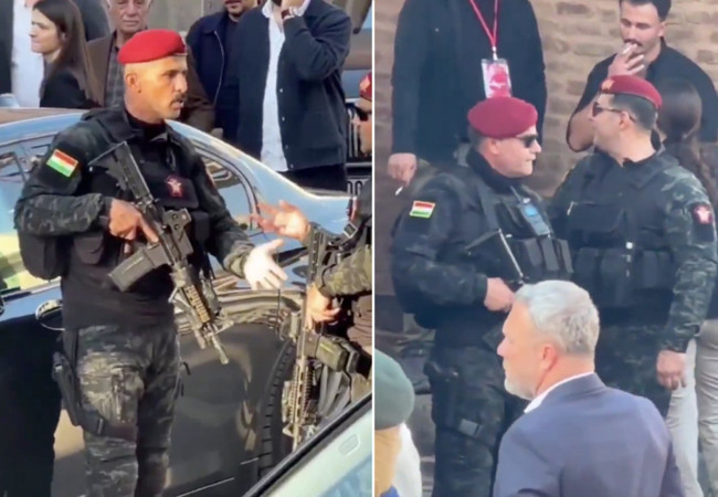 Barzani’nin korumalarının kamuflajlı ve uzun namlulu silahlarla Türkiye’ye gelmesine tepki: Bu protokol ihlalidir, devletimizin koruması herkese yeter!