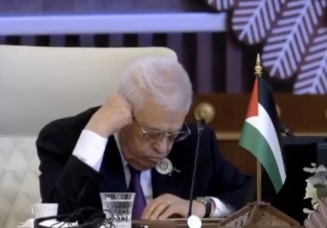 Gazze’deki katliam konuşulurken Mahmud Abbas’ın uyuyakaldığı anlar büyük tepki çekti - Resim : 2