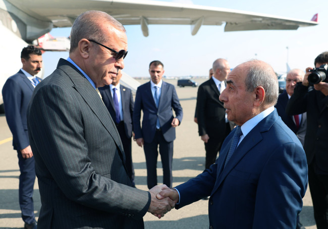Karabağ Zaferi'nin 5. yıl dönümü! Bakü’de tarihi buluşma: Erdoğan, Aliyev ve Şerif aynı masada!