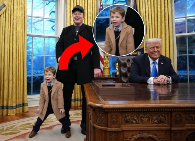 "Kapa çeneni, başkan değilsin kalk koltuktan" Elon Musk'ın oğlunun Trump'a söyledikleri viral oldu - Resim : 2