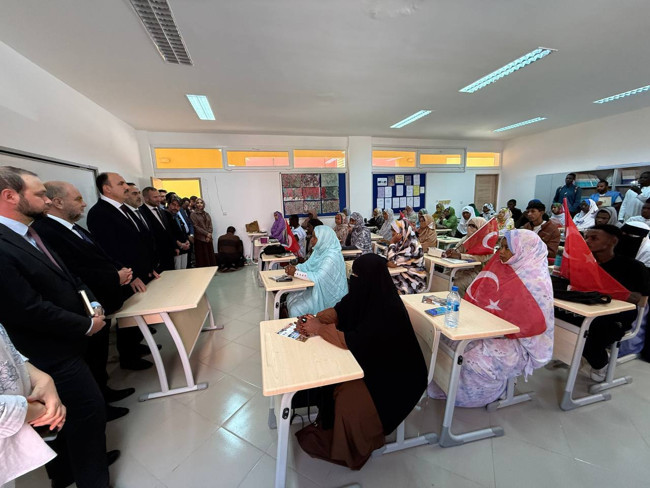 Başkan Altay'ın Moritanya ziyaretinde Afrikalı öğrenciden İstiklal Marşı sürprizi - Resim : 2
