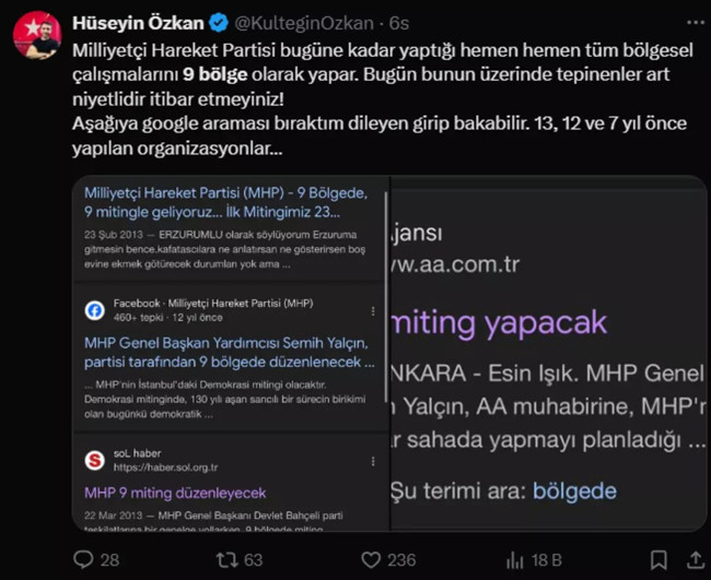 MHP'nin '9 bölge' afişleri sosyal medyada gündem oldu! Bahçeli'nin mitingleri öncesi tartışma çıktı, partiden yanıt gecikmedi - Resim : 2