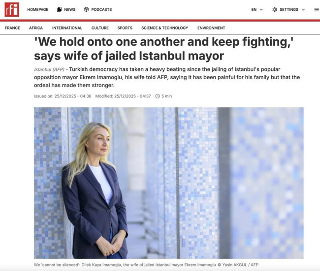 CHP’nin yurt dışı hattında bu kez eşler sahnede! Dilek İmamoğlu Avrupa'ya sitem etti: Sessizlik hayal kırıklığına uğrattı!