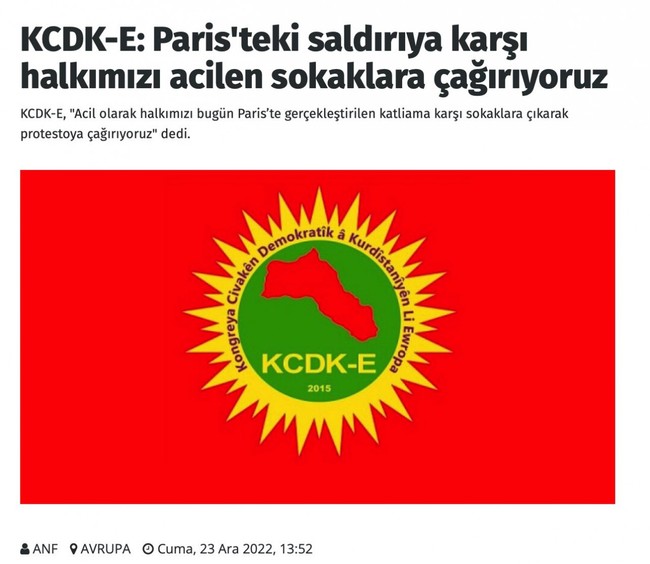 'Paris’i yakın' talimatını PKK/KCK verdi! HDP'li Aydoğan'dan itiraf gibi sözler: Paris serhildanı katliama cevaptır! - Resim : 3