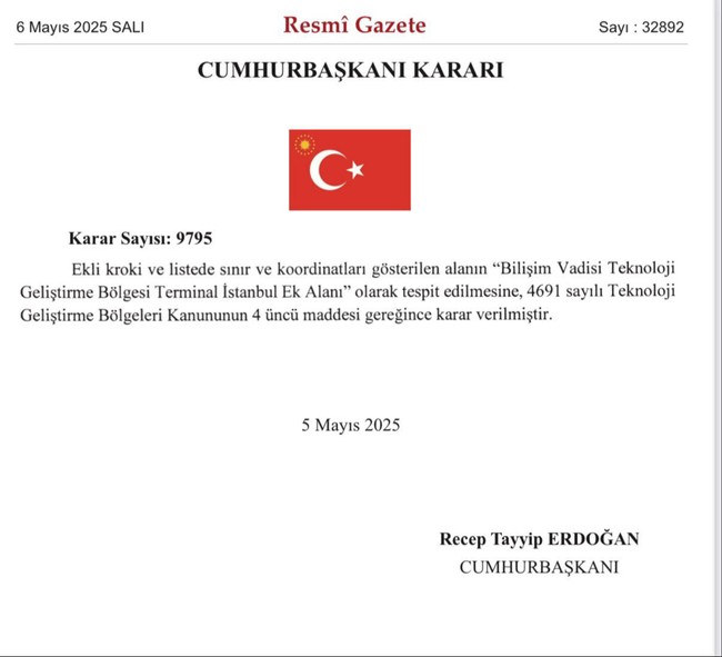 Cumhurbaşkanı Erdoğan imzaladı: Atatürk Havalimanı ‘Terminal İstanbul’ ile dünyanın en büyük Teknopark'ı oluyor
