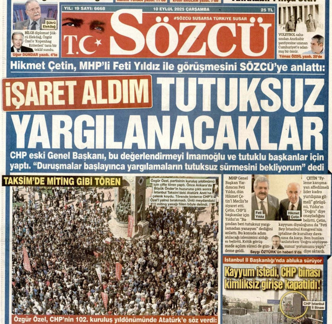 CHP’nin Taksim hezimeti: Özgür Özel 5 bin dedi ama tek tek sayıldı, sadece 1400 kişi vardı! - Resim : 3