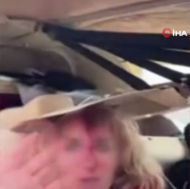 Erzurum-Rize sınırında uçak kazası...Yolcu Hicran Kaya'nın uçaktan el salladığı anlar kamerada