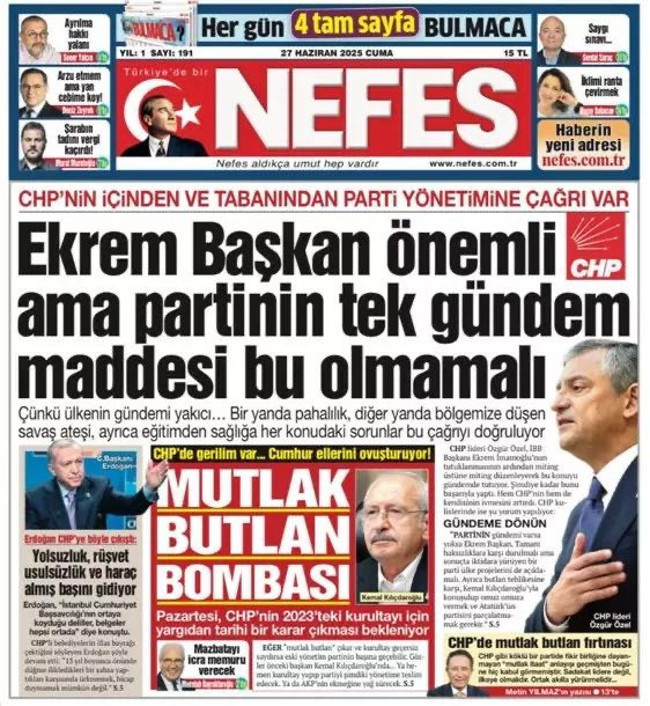 Aziz İhsan Aktaş, CHP medyasını ikiye böldü! Nefes Gazetesi: Rıza Akpolat hakkında vahim iddialar!