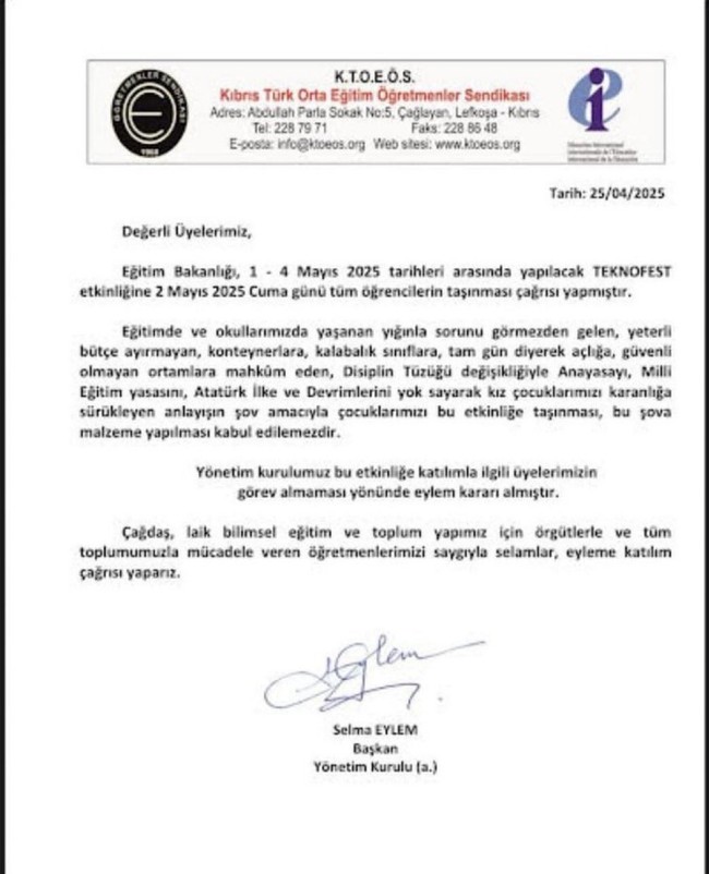 KKTC'de yeni skandal: Başörtüsünden sonra şimdi de TEKNOFEST'ten rahatsız oldular! - Resim : 2