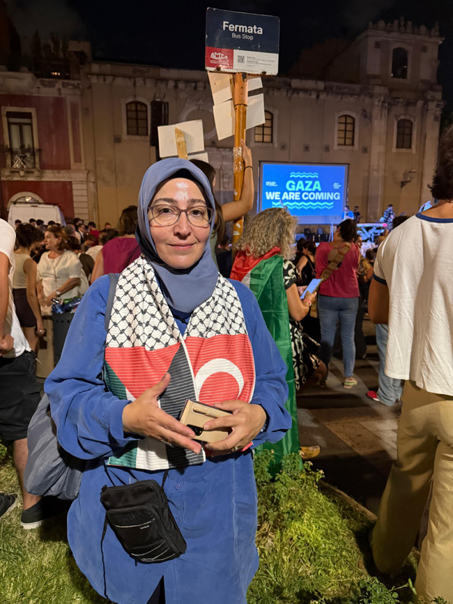 İtalya'da tarihi Gazze eylemi... Sumud Filosu'na katılacak Türklerden SuperHaber'e özel görüntüler! "Gazze biz geliyoruz" - Resim : 3