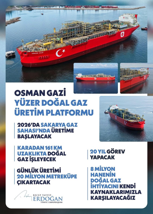 Türkiye tarih yazıyor: Doğalgaz devriminde kritik adım olan Osman Gazi Boğaz’dan geçiyor - Resim : 2