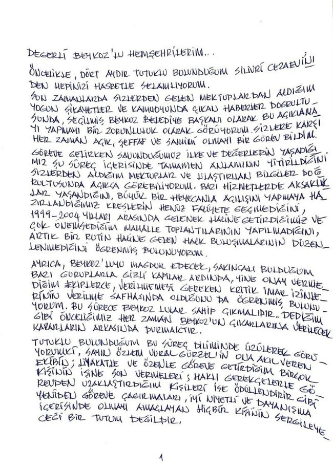 Tutuklu eski Başkan Alaattin Köseler’den CHP’ye zehir zemberek mektup: Kumpası partililerim kurdu, İmamoğlu’nun gönderdiği vekil talimatla hareket ediyor! - Resim : 3