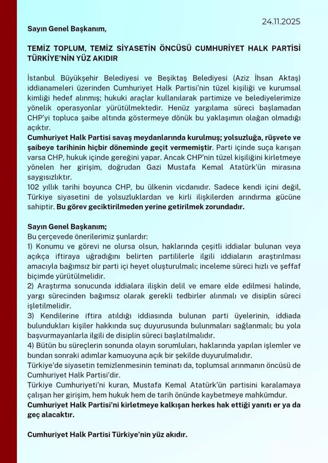 CHP’de fırtına büyüyor! Özgür Özel’e ikinci mektup şoku: Partiyi derhal yolsuzluktan arındırın! İşte imzalayanlar... - Resim : 2