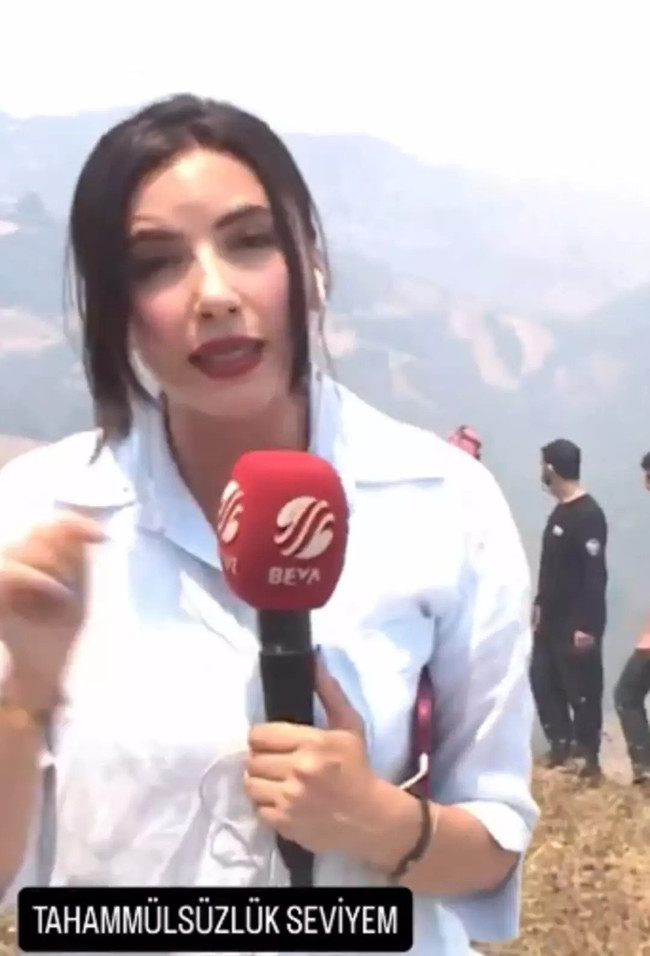 Yangın bölgesinde ego savaşı! Beyaz TV muhabiri, canla başla çalışan kameramanı azarladı...  “Tahammülsüzlük seviyem!” notuyla paylaştı