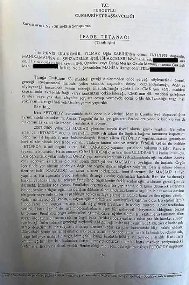 Emirler, temaslar, itiraflar...Eski FETÖ'cü  Enes Uludemir'in  Özgür Özel itirafları! - Resim : 2