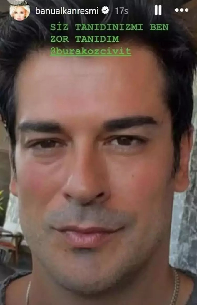 Banu Alkan'dan Burak Özçivit'in sakalsız haline olay yorum - Resim : 2