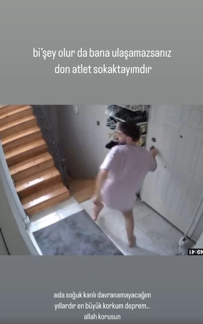 Ünlü rapçi Sefo'nun deprem anındaki görüntüleri gündem oldu! "Don atlet sokaktayım" - Resim : 2