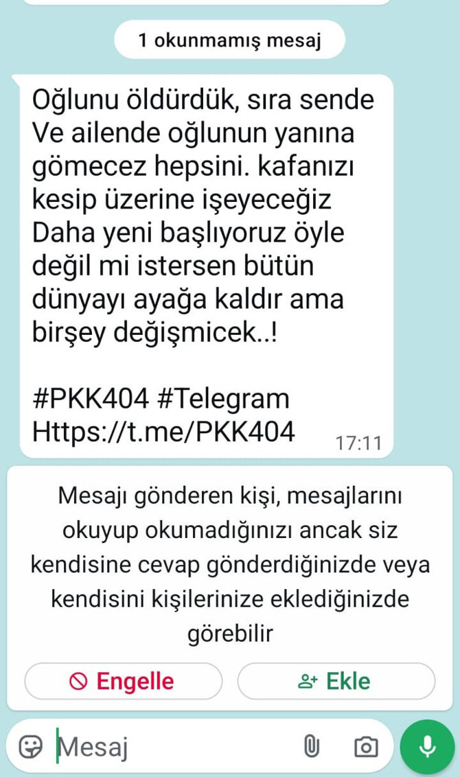 Kız kardeşini ve annesini taciz eden caniler tarafından katledilmişti! Hakan Çakır'ın ailesine kan donduran tehdit mesajları! "Annesinin boğazını keseceğiz, kızını sokağa çıkartmayacağız" - Resim : 2