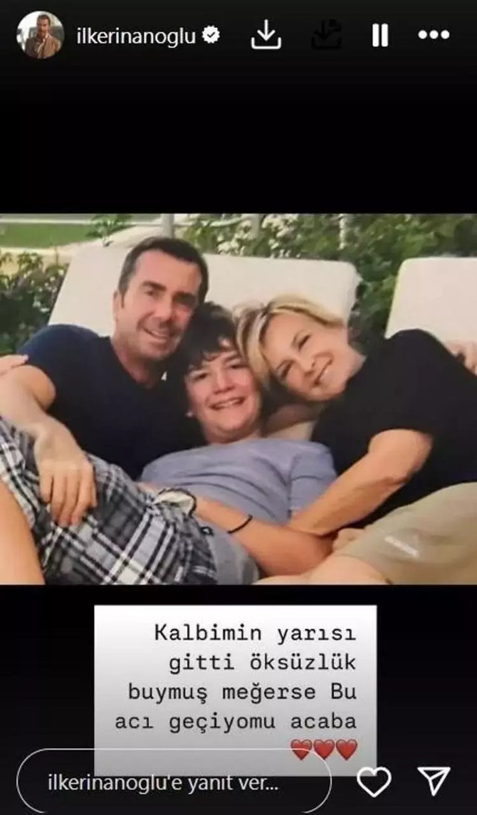 Bir sene içinde hem babasını hem annesini kaybetti! İlker İnanoğlu'ndan yürek yakan paylaşım