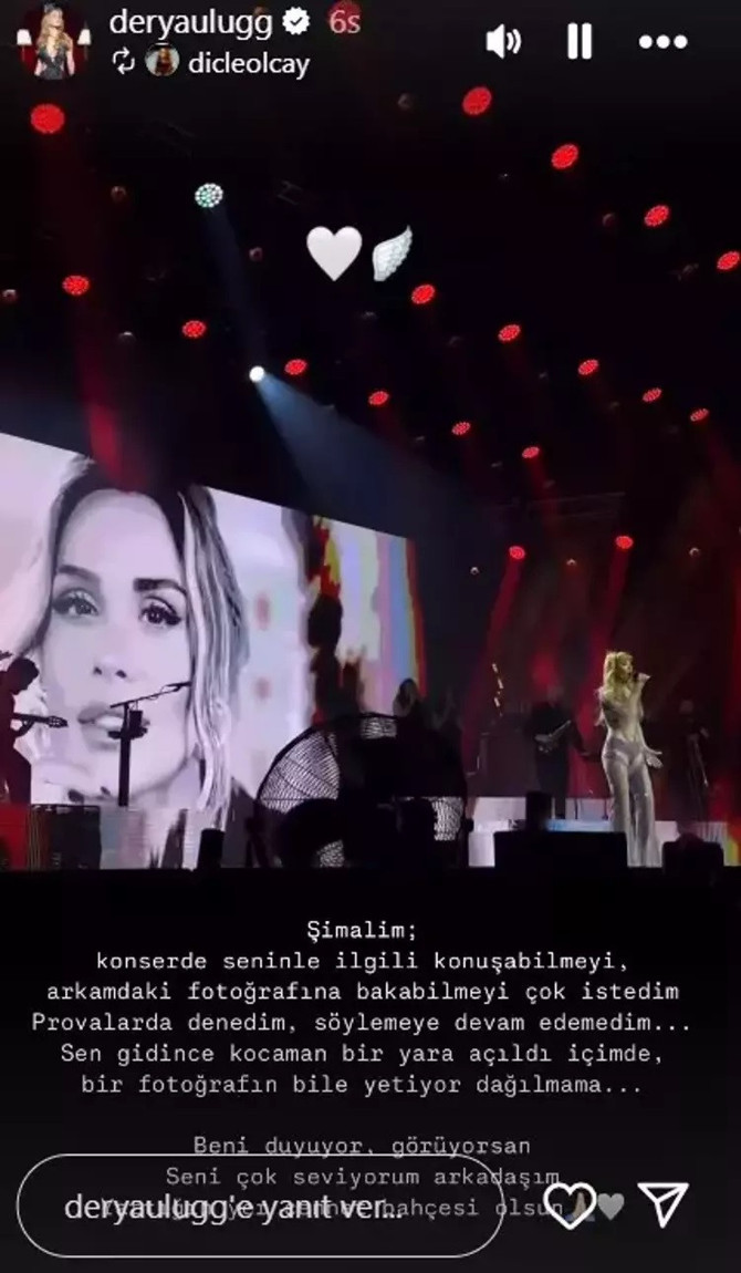 Derya Uluğ konserinde Şimal'i andı! 'İçimde kocaman bir yara açıldı' - Resim : 2