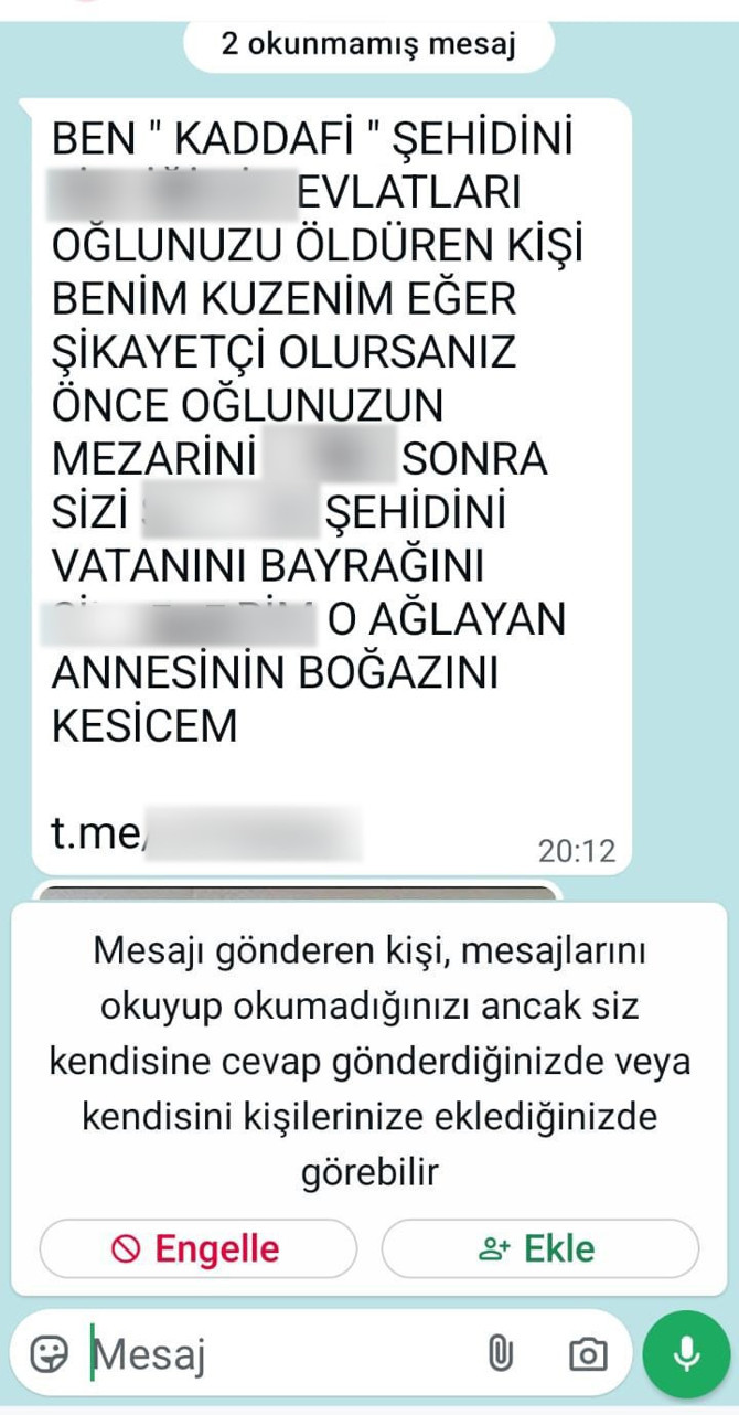 Kız kardeşini ve annesini taciz eden caniler tarafından katledilmişti! Hakan Çakır'ın ailesine kan donduran tehdit mesajları! "Annesinin boğazını keseceğiz, kızını sokağa çıkartmayacağız"