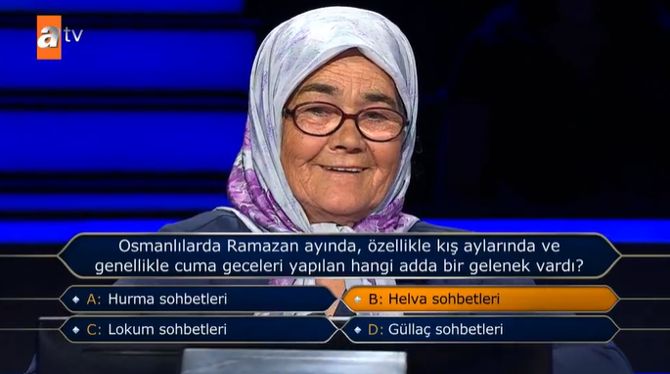 Kim Milyoner Olmak İster'e katılan yaşlı teyze 1 milyon TL'lik soruyu açtırdı! Performansıyla takdir topladı