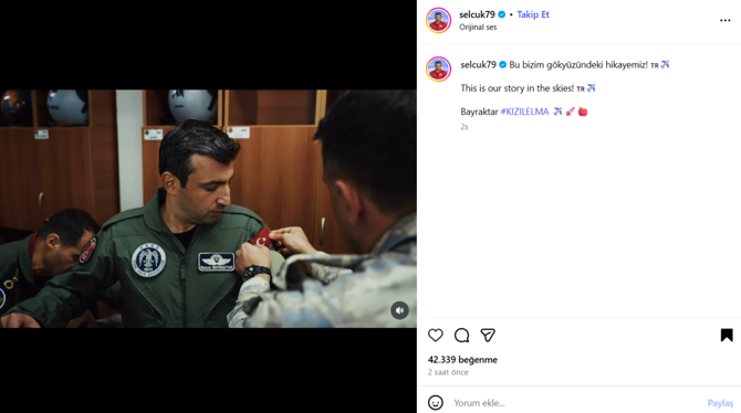 İlk radarlı havadan havaya atış hedefi tam isabet vurmuştu! KIZILELMA ile uçuş yapan Selçuk Bayraktar o anları paylaştı! ''Bu bizim gökyüzündeki hikayemiz'' - Resim : 5