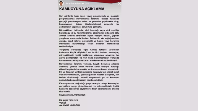 Ahmet Tatlıses'in 'Akıl sağlığı yerinde değil' dediği babası İbrahim Tatlıses'ten olay sözler - Resim : 4